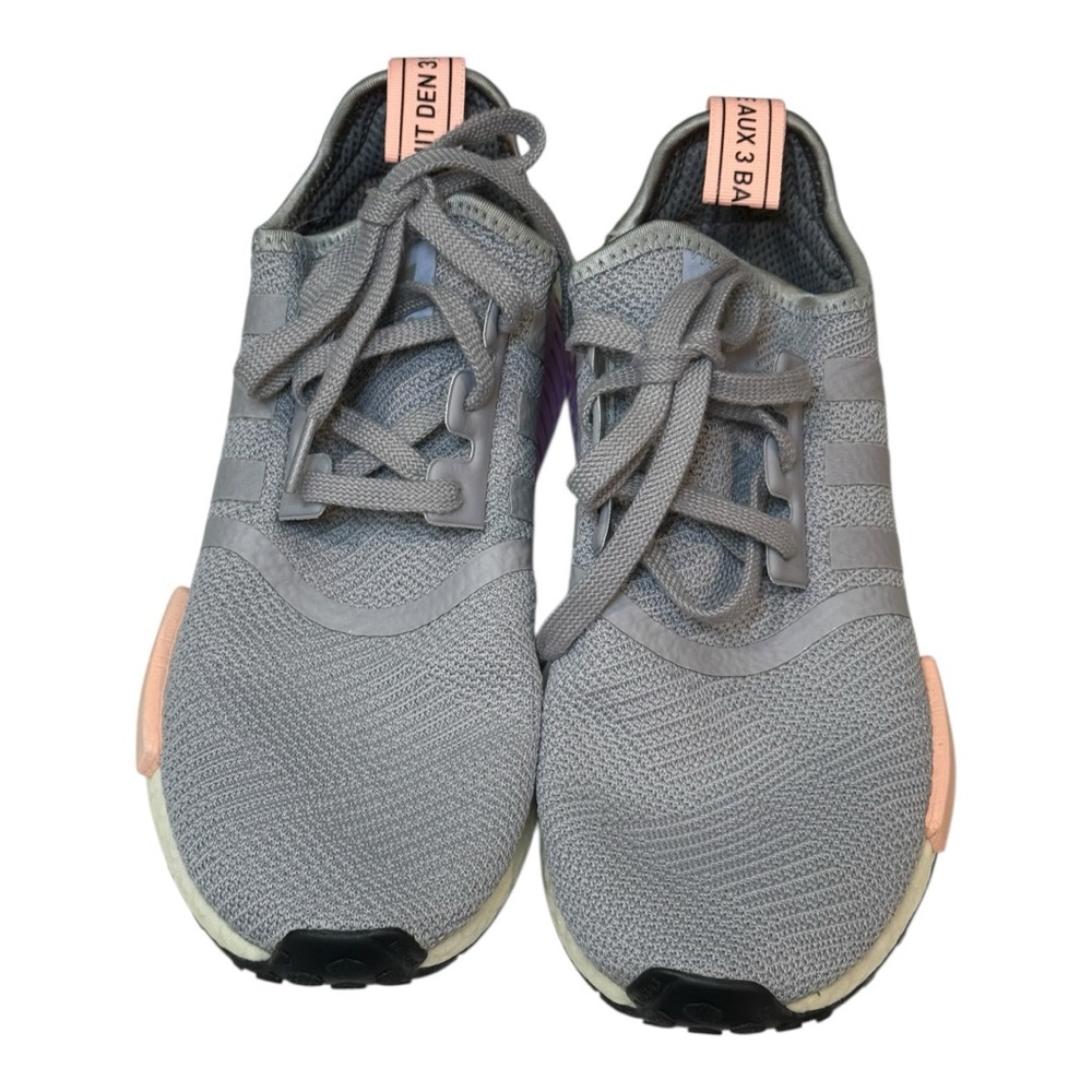 Adidas Orignals NMD_R1 Granite Grey Pink Purple White EUC